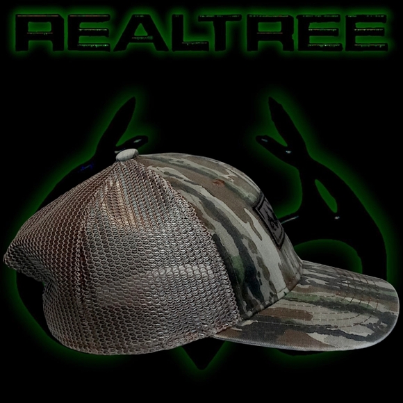 New Outdoor Cap® | REALTREE Unisex Trucker Hat | Camouflage Adjustable Snap-back - Picture 4 of 14